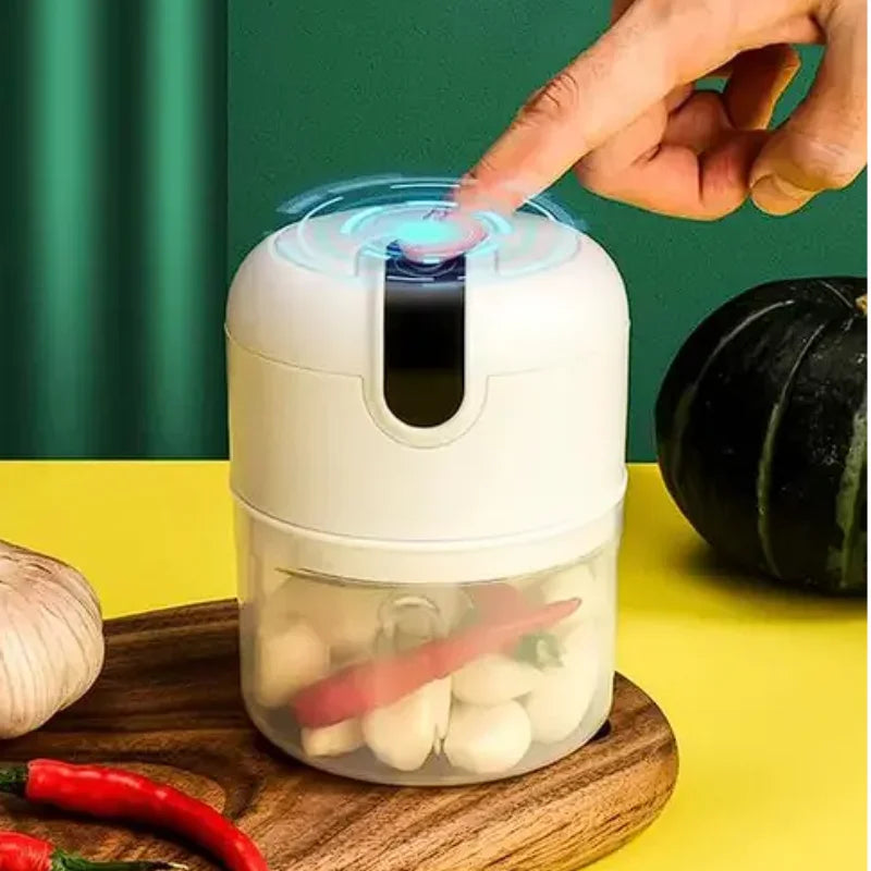 Mini Processador Elétrico de Alimentos