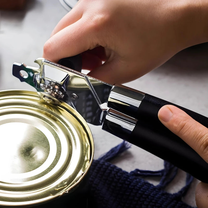 Abridor De Latas e Garrafas 3 Em 1 Aço Inox - Profissional