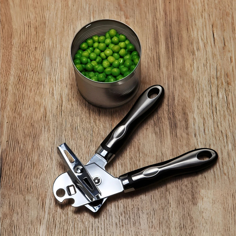 Abridor De Latas e Garrafas 3 Em 1 Aço Inox - Profissional